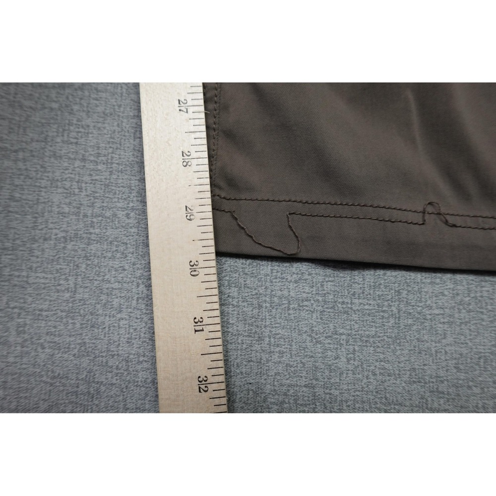 PrAna Chino Pants Mens 36x30 Brown Slim Fit Stretch Travel Casual Microfiber - Picture 5 of 11